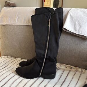 Italian Shoemakers Black Over the Knee Boots